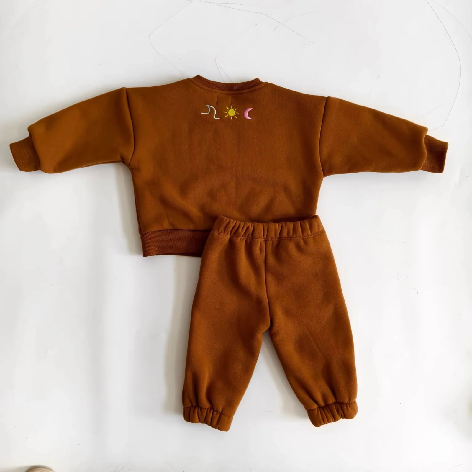 FRK Logo Tracksuit Set - Rust Brown