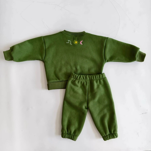 FRK Logo Tracksuit Set - Forrest Green